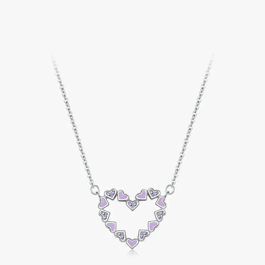 Purple Desire Heart Necklace - TM & Co. Jewels