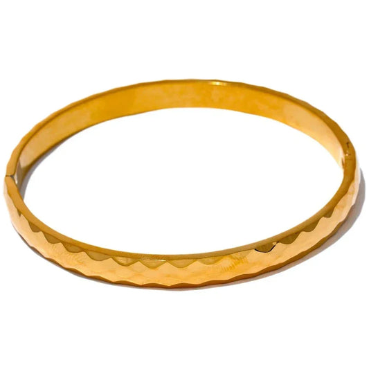 Infinite Glow Gold & Silver Bangle - TM & Co. Jewels