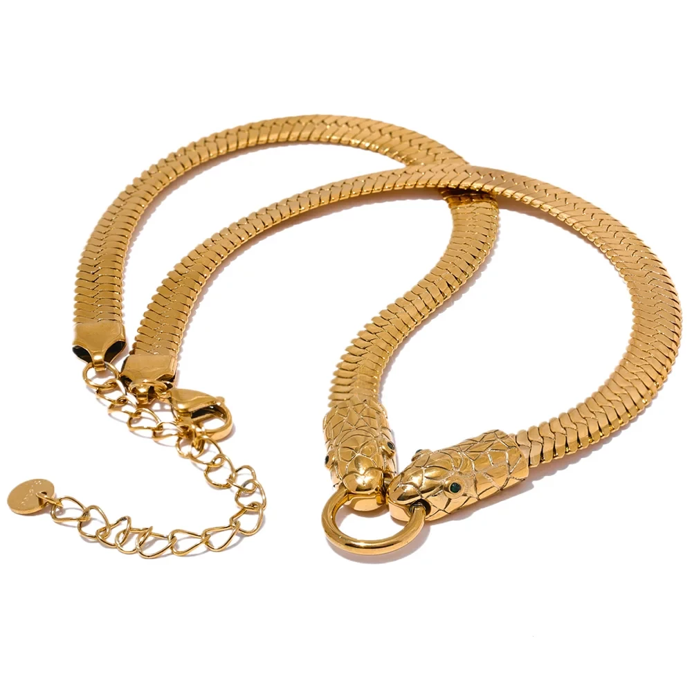Serpent Luxe Charm Necklace