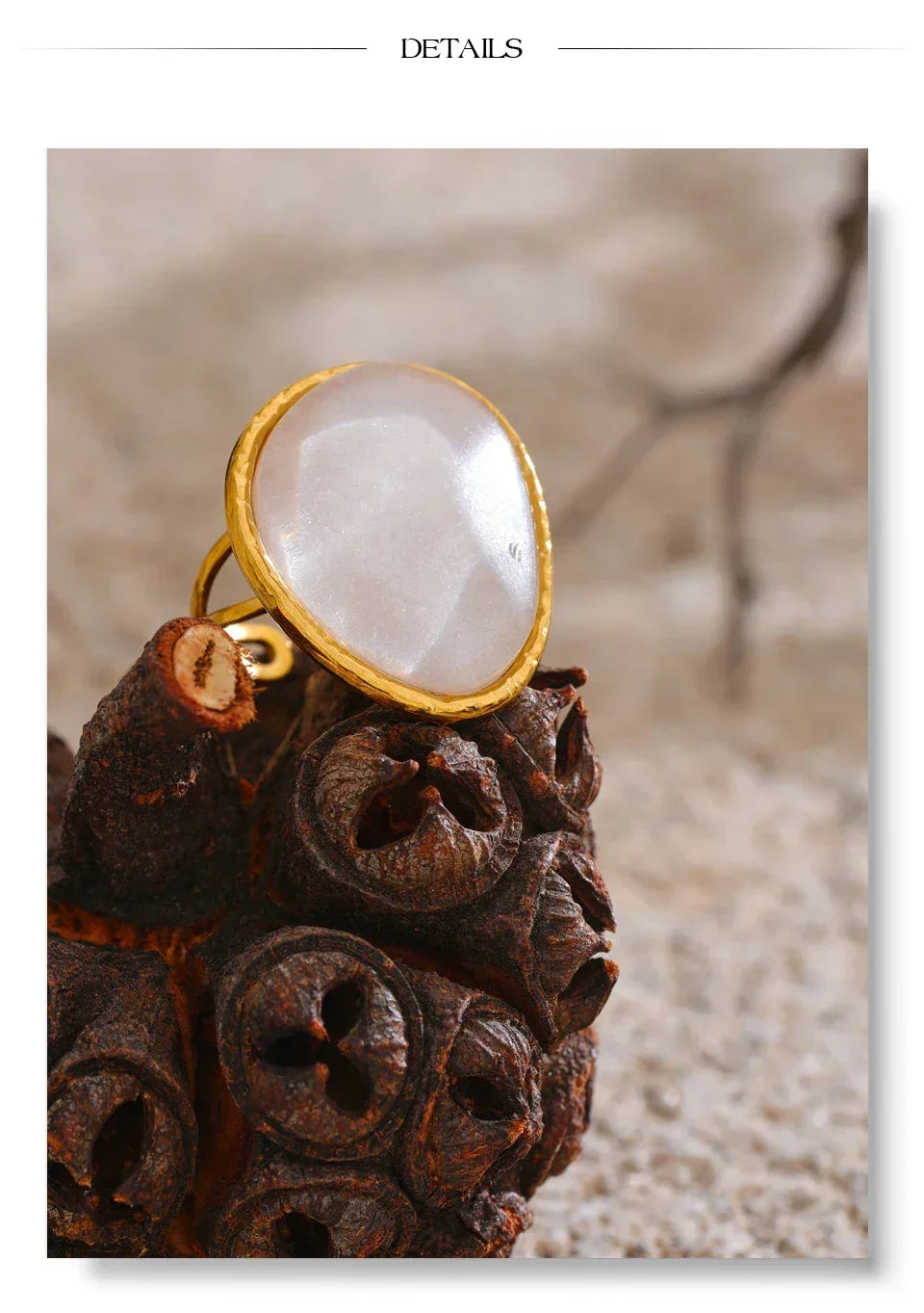 Exquisite Candy Multi-Color White Pink Blue Yellow Resin Adjustable Ring Gold Color Stainless Steel Summer Jewelry Gift