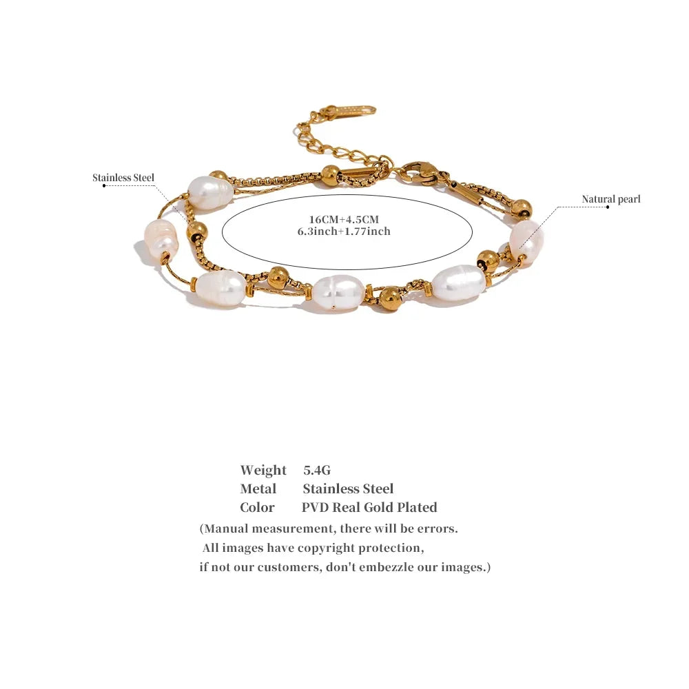 Luxe Twin Pearl Bracelet - TM & Co. Jewels