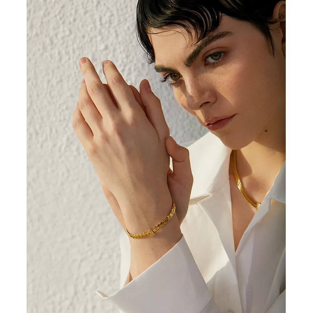 Bracelet cubain étanche Aqua Luxe