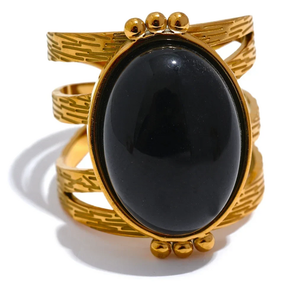 Sunset Cabochon Ring