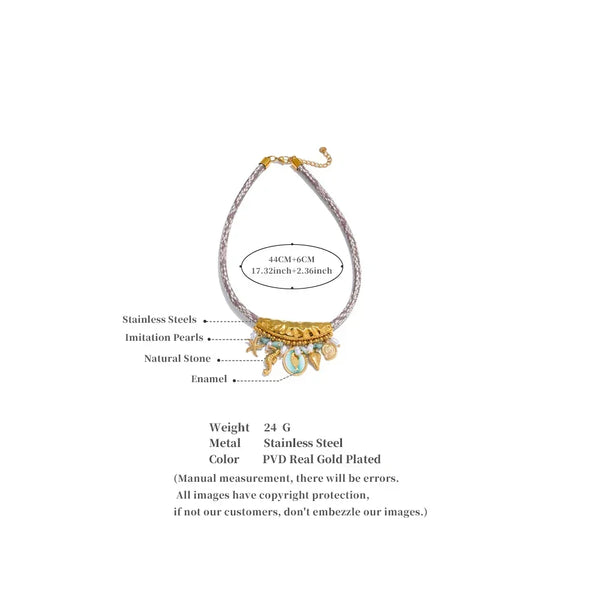 Seashell Serenity Necklace - TM & CO. JEWELS 