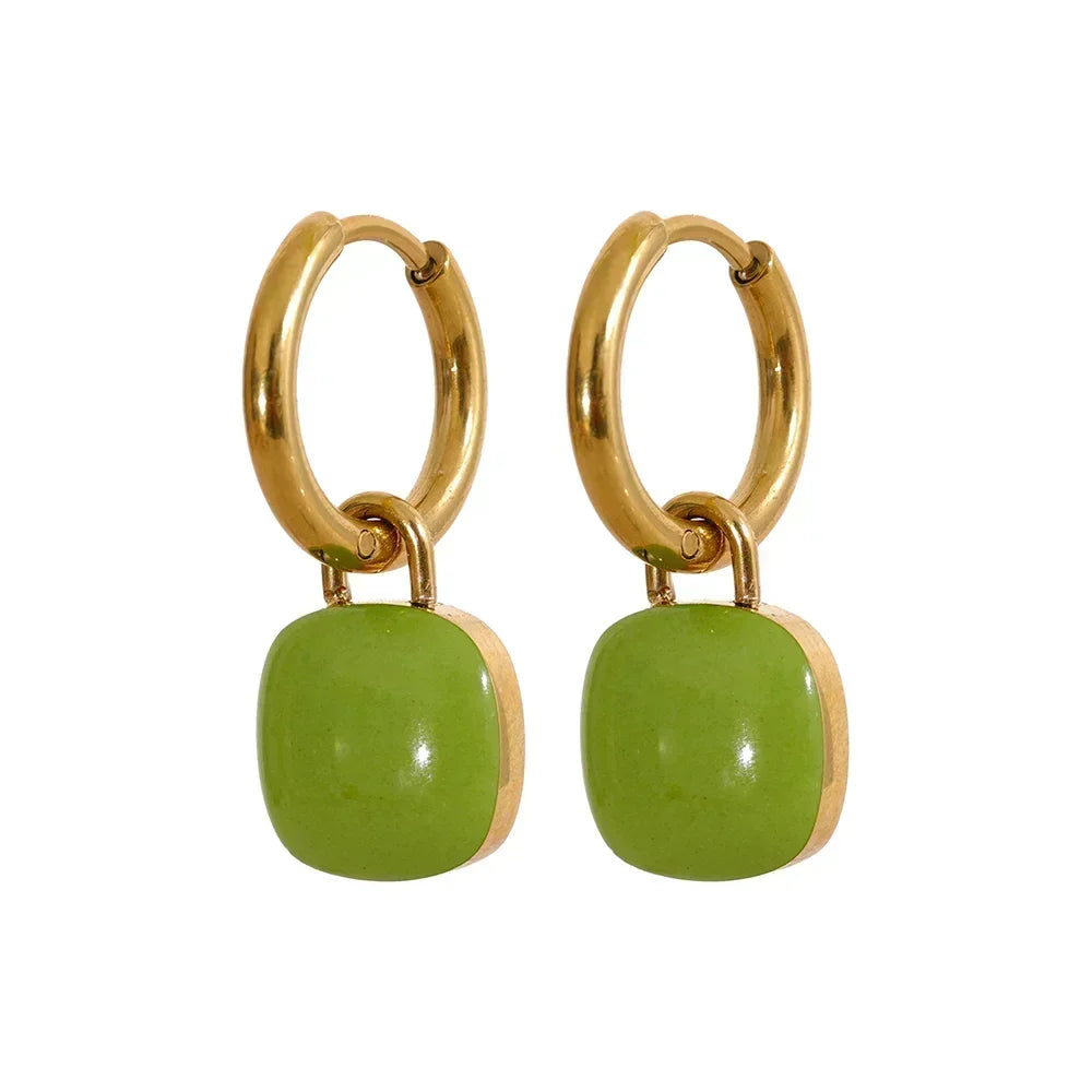 Cleo Cube Hoops - TM & Co. Jewels