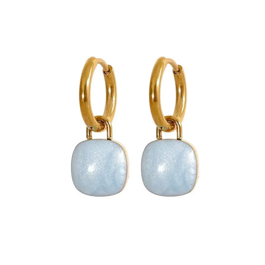 Cleo Cube Hoops - TM & Co. Jewels