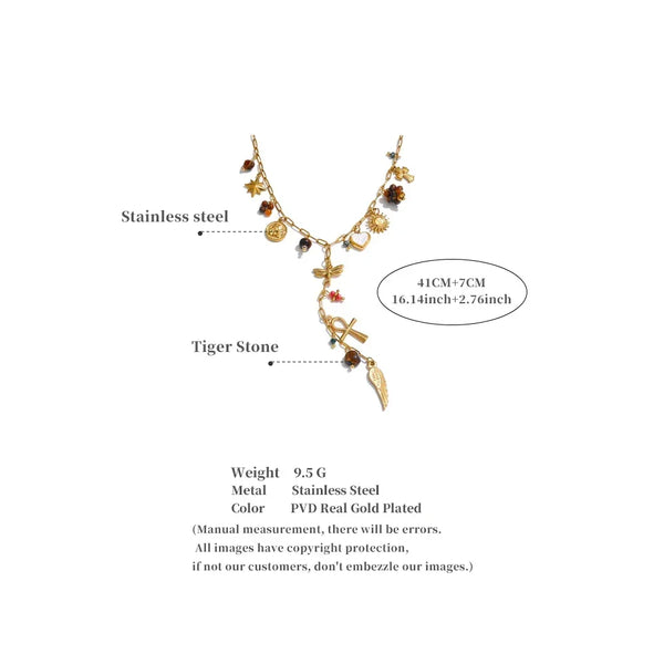 Eclectic Belief Necklace - TM & CO. JEWELS 