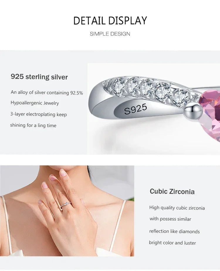 Heart Glow Crystal Band - TM & Co. Jewels