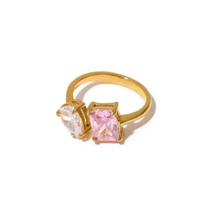 Aqua Aurora Charm Ring - TM & CO. JEWELS 