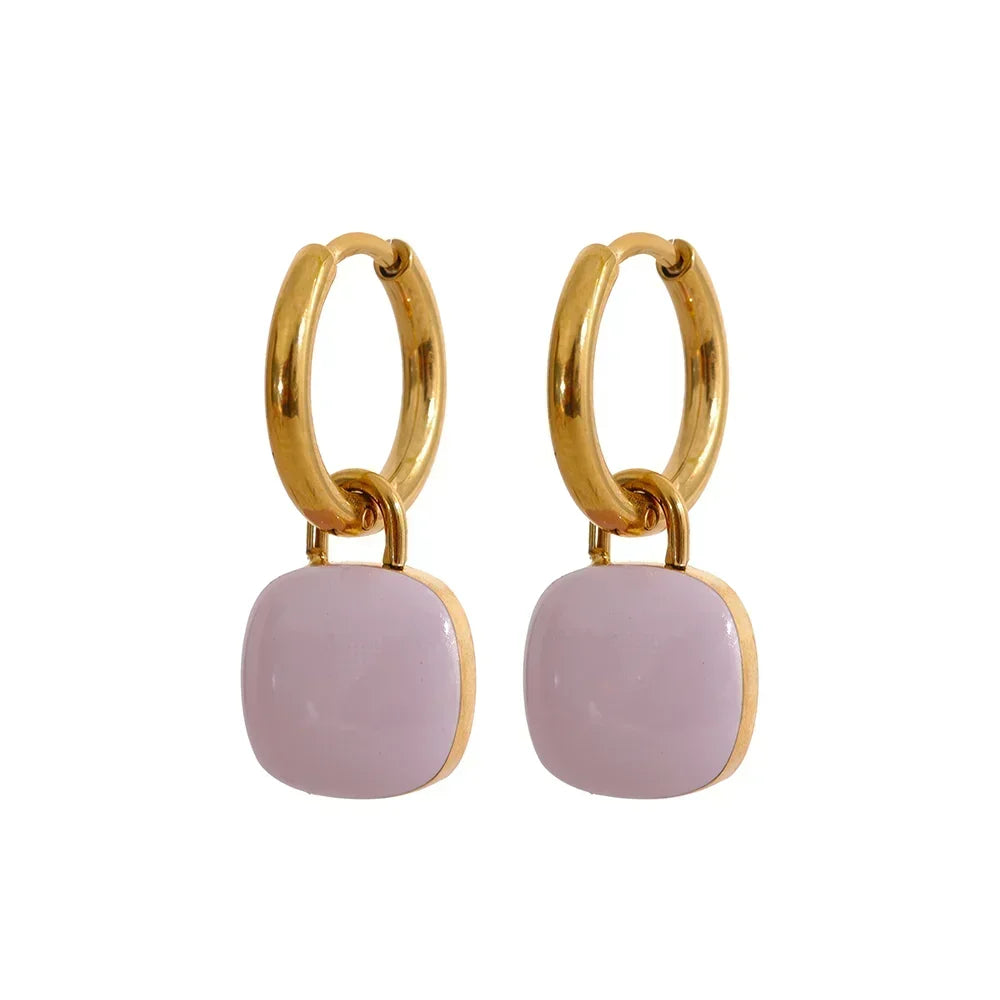 Cleo Cube Hoops - TM & Co. Jewels
