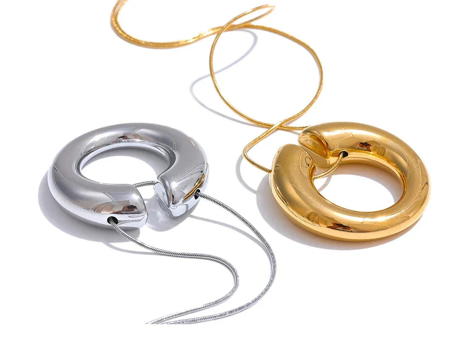 Golden Arc Necklace - TM & Co. Jewels