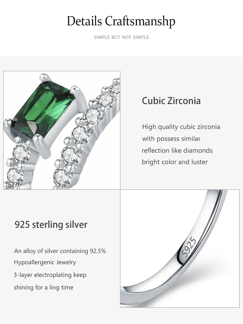 Green Gleam Adjustable Band - TM & Co. Jewels