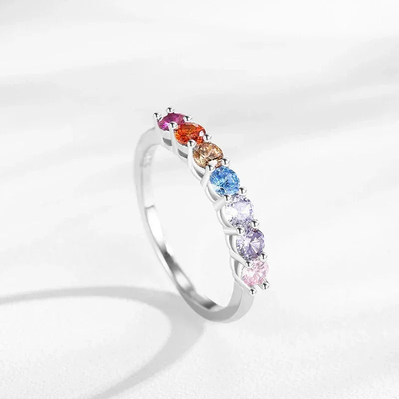 Crystal Aura Promise Band - TM & Co. Jewels