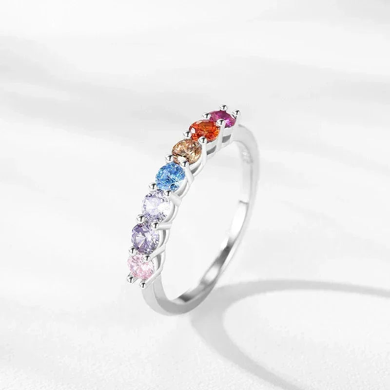 Crystal Aura Promise Band - TM & Co. Jewels