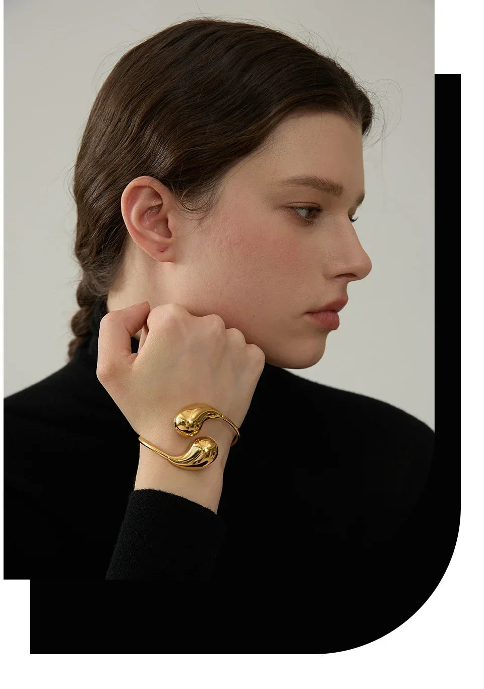 Luxe Drop Adjustable Bangle - TM & Co. Jewels