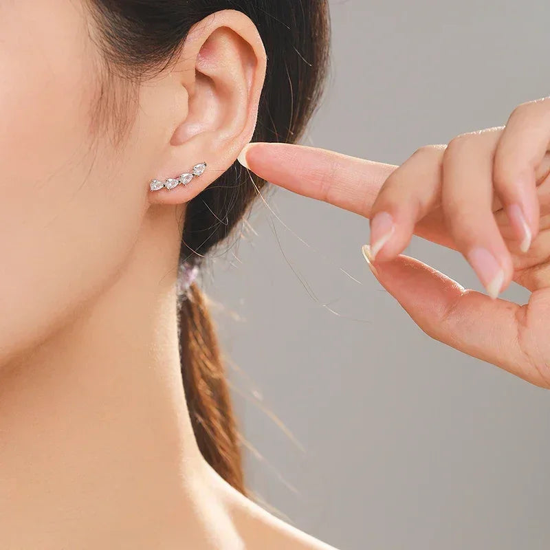 Dazzling CZ Water Drop Earrings - TM & Co. Jewels