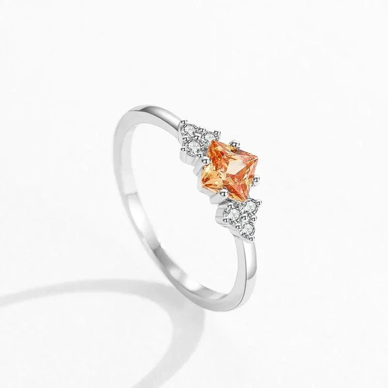 Crystal Champagne Ring - TM & Co. Jewels