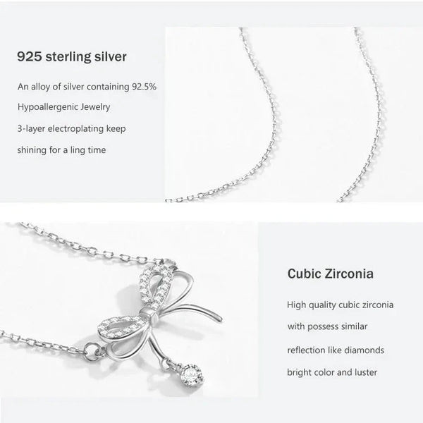 Timeless Bowknot Necklace - TM & CO. JEWELS 