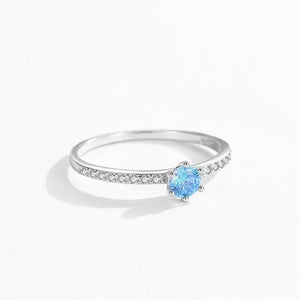 Ocean Glow Zirconia Ring - TM & Co. Jewels