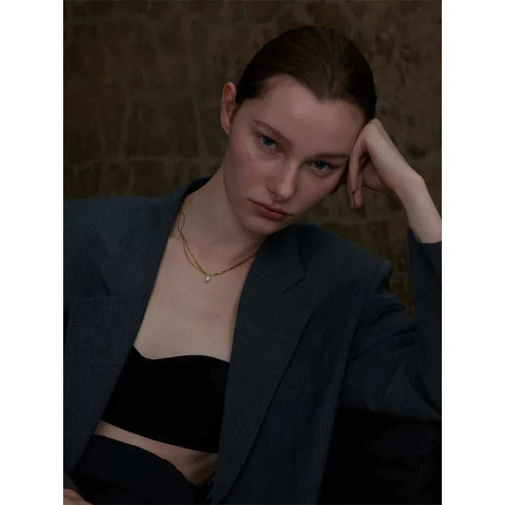 Aura Double Chain Pendant