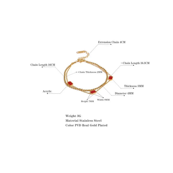 Rosalind's Layered Bracelet