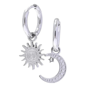 Lunar Charm Drop Earrings
