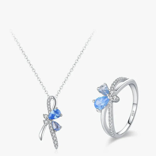 Luxe Ribbon Zircon Set - TM & Co. Jewels