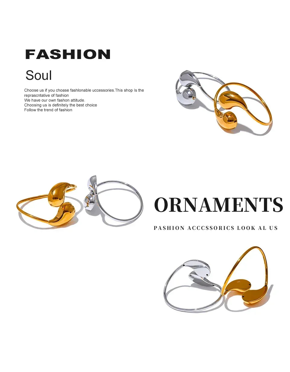 Luxe Drop Adjustable Bangle - TM & Co. Jewels