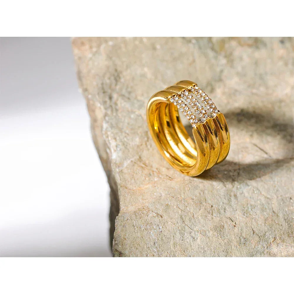 Radiant Layers Ring - TM & Co. Jewels