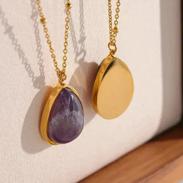 Gemstone Serenity Necklace - TM & CO. JEWELS 