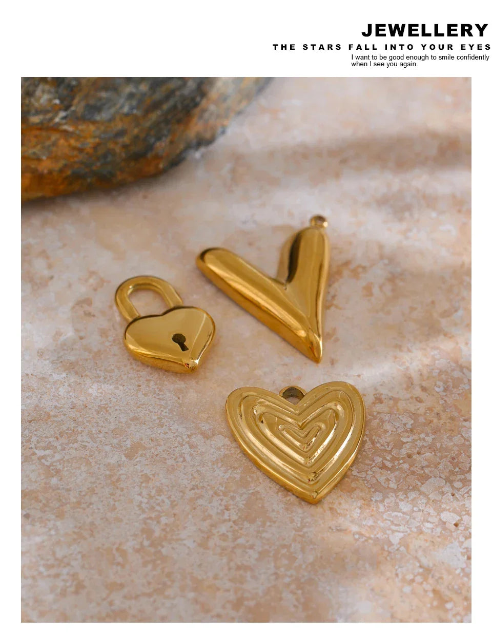 New Stainless Steel Heart Round Lock Charms Cast Pendants Accessories DIY Jewelry Making Necklace Bracelet Wholesale