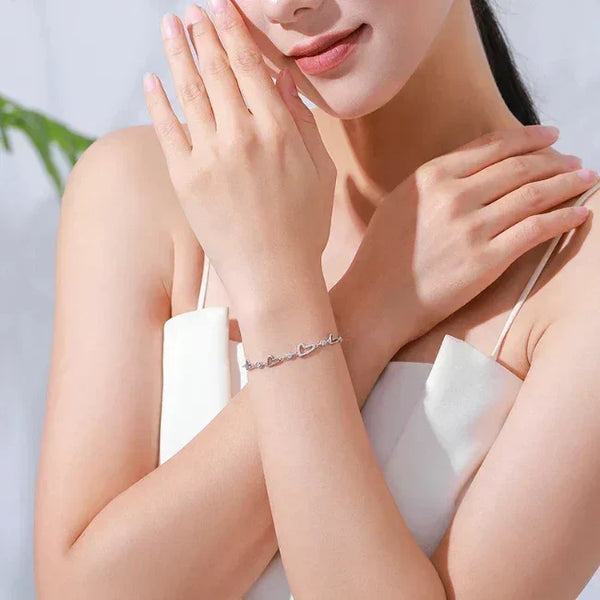 Pure Heart Sparkle Bracelet - TM & CO. JEWELS 