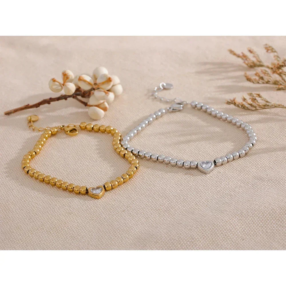 Golden Touch Handmade Zircon Bracelet - TM & Co. Jewels