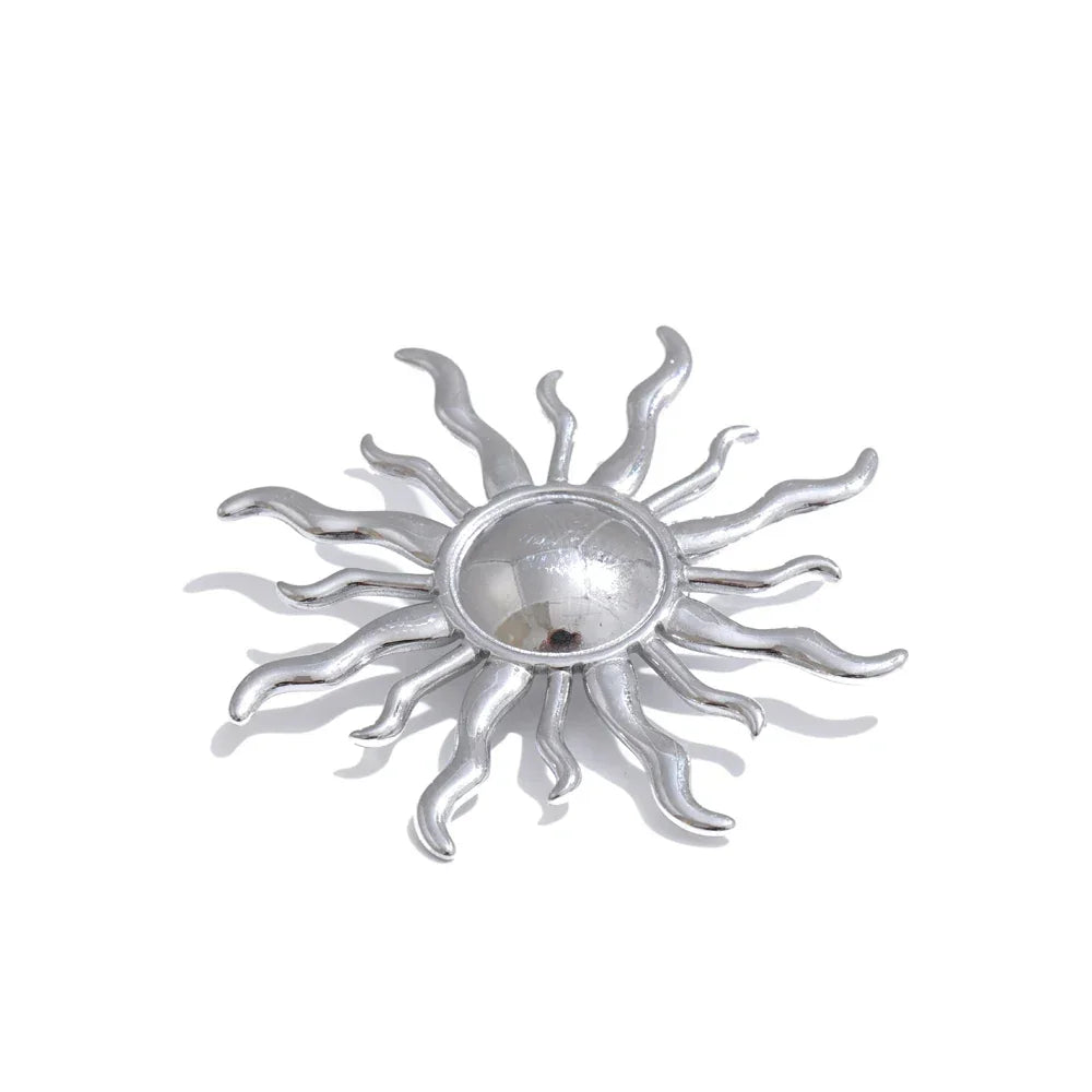 Sunburst Charm Pin