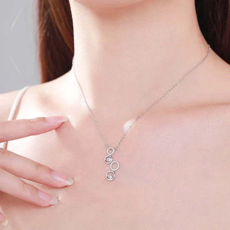 Shining CZ Bubble Pendant Necklace - TM & Co. Jewels