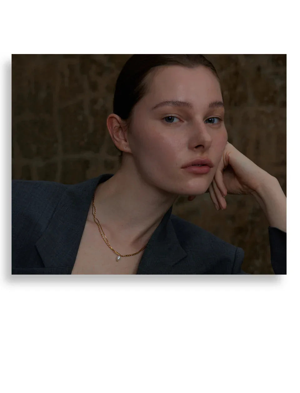 Aura Double Chain Pendant