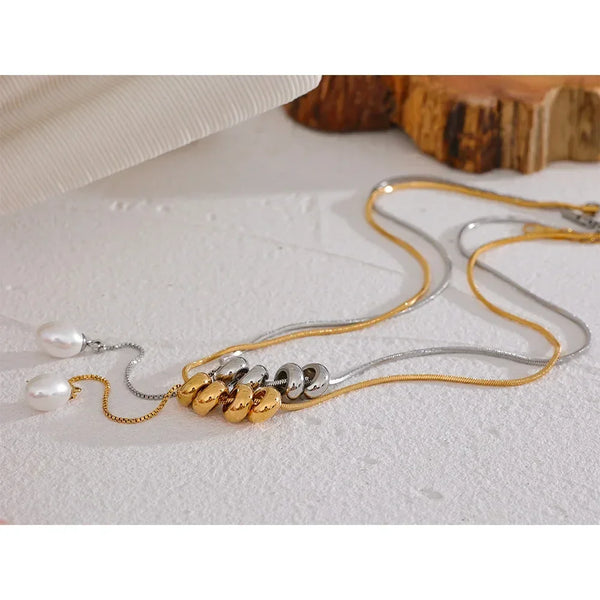 Pearl Cascade Necklace - TM & Co. Jewels