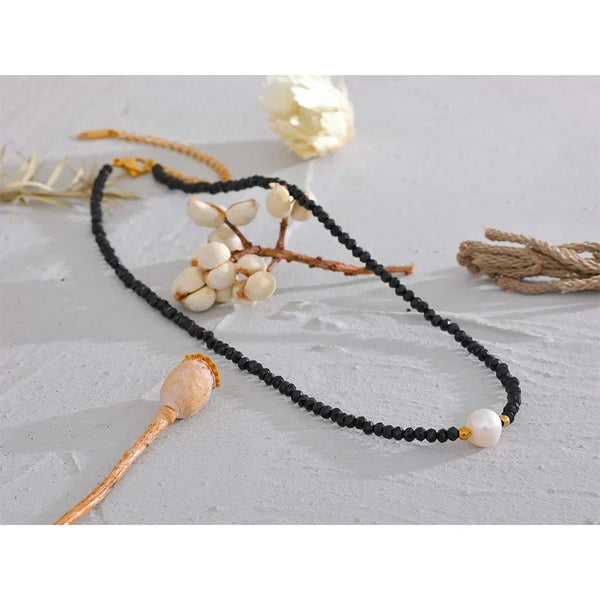 Noir Elegance Strand - TM & CO. JEWELS 