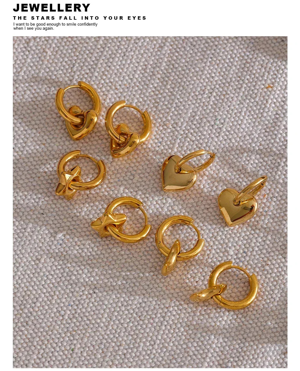 Astral Affection Hoops - TM & Co. Jewels