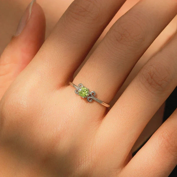 Mint Blossom Silver Ring - TM & Co. Jewels