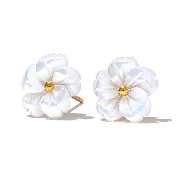 Shell Petal Earrings - TM & Co. Jewels