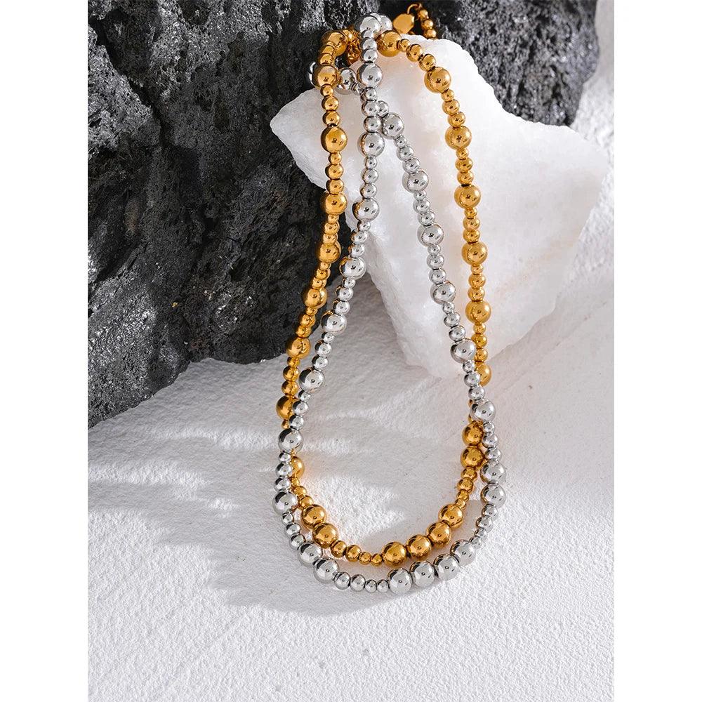 Gleaming Bead Necklace - TM & Co. Jewels