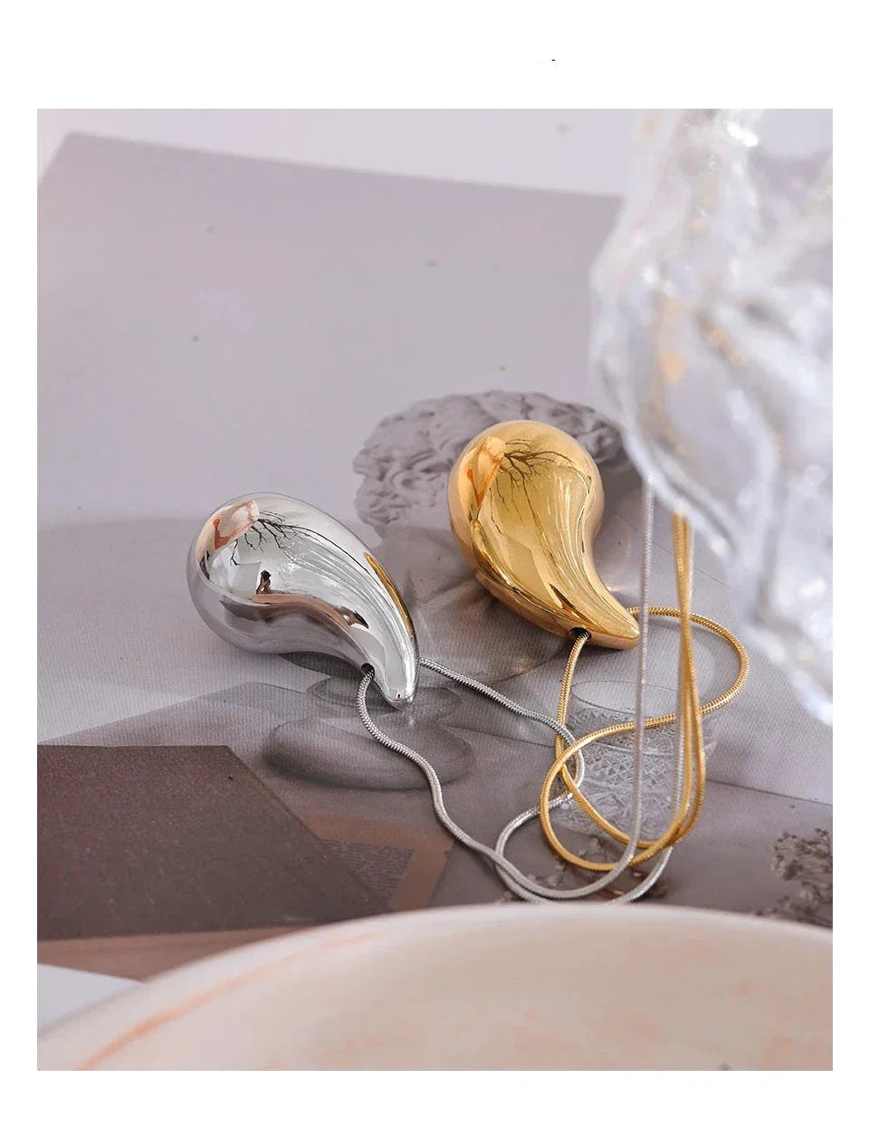 Torrential Chic Stainless Pendant - TM & Co. Jewels