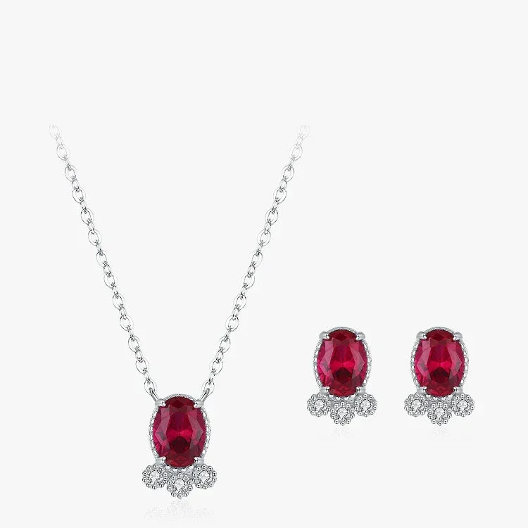 Crimson Legacy Zircon Set - TM & Co. Jewels