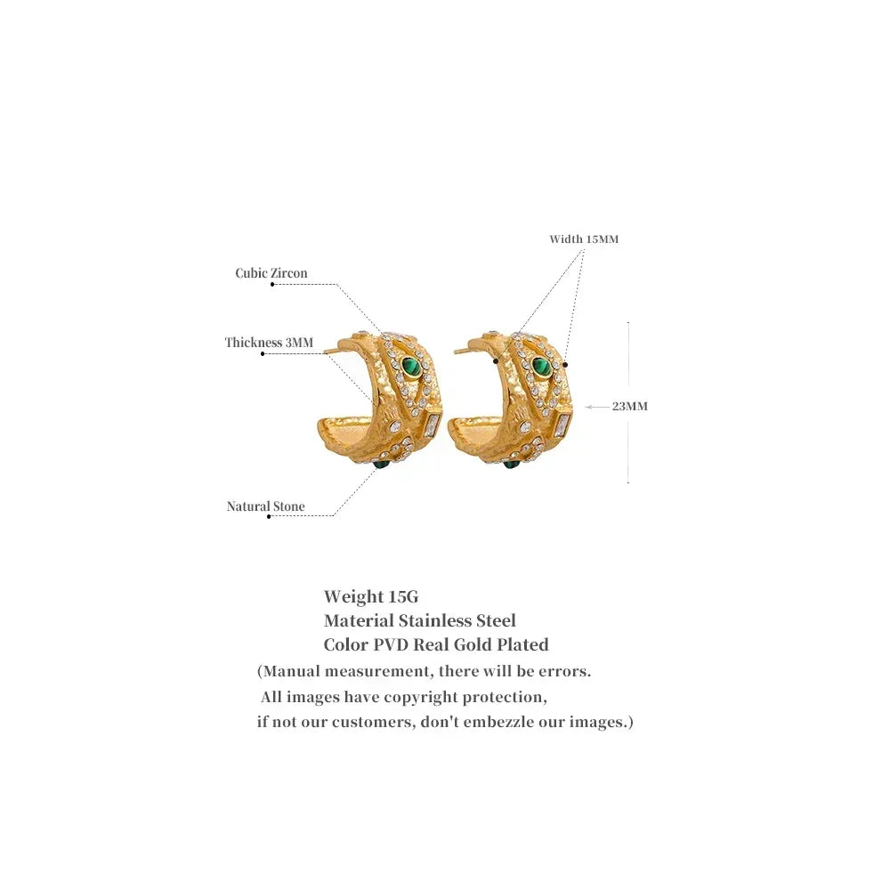 Chic Eyelet Earrings - TM & Co. Jewels