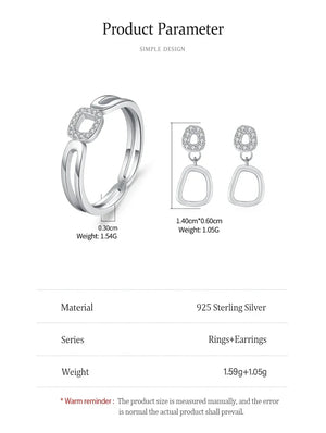 Sculpted Grace Jewelry Set - TM & Co. Jewels