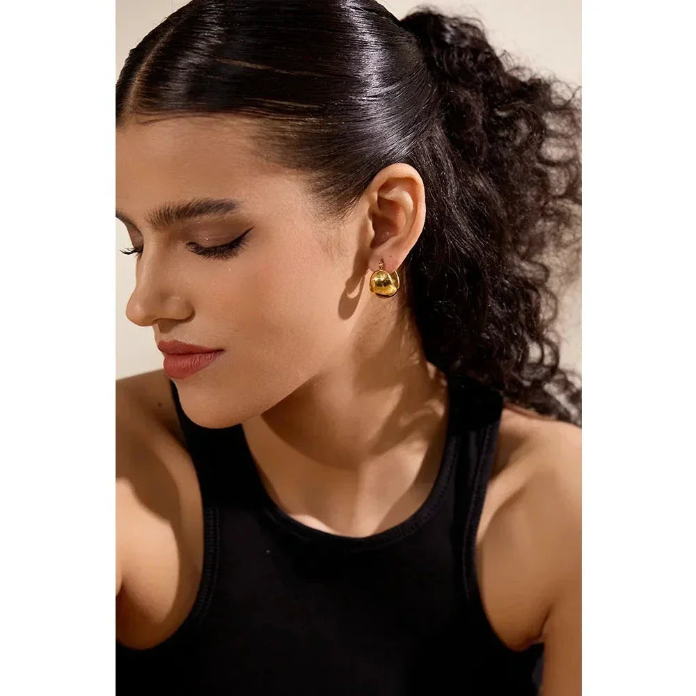 Urban Sparkle Minimalist Hoops - TM & Co. Jewels