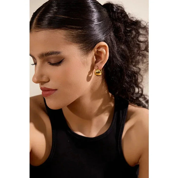 Urban Sparkle Minimalist Hoops - TM & Co. Jewels