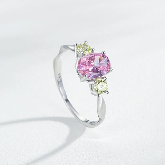 Emerald Rose Zirconia Ring - TM & Co. Jewels