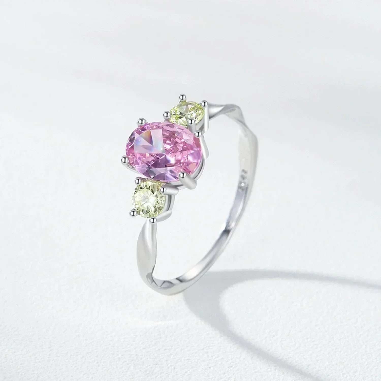 Emerald Rose Zirconia Ring - TM & Co. Jewels